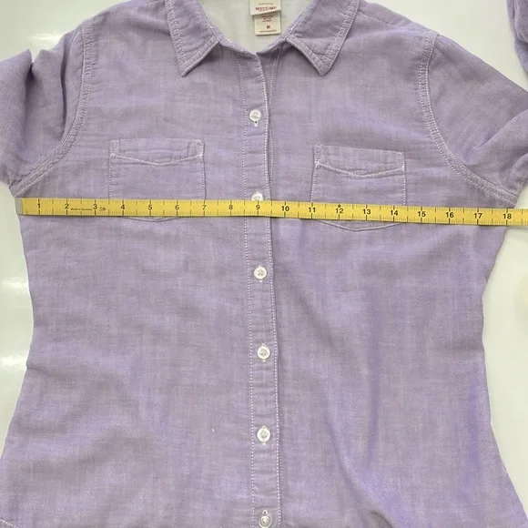 Lilac Button Down Long Sleeve - Picture 10 of 12